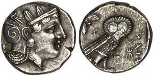 Coin of Yehud with Athenian owl