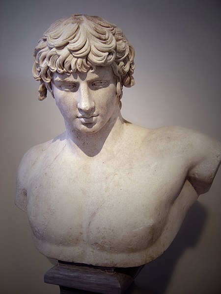 Antinous's marble portrait